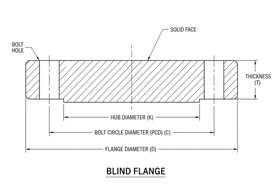 Blind Flange Manufacturer & Supplier in India
